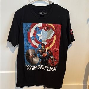 Limited Edition Marvel Civil War Short Sleeve Tee